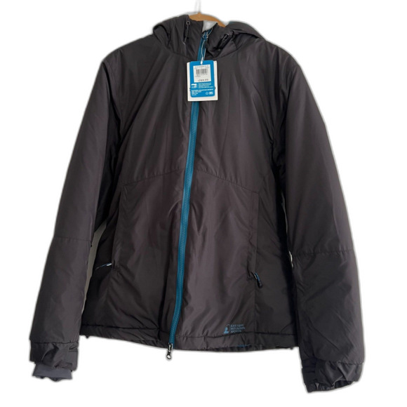 EMS Women’s Sherburne Ski Jacket M Phantom Water-Resistant Insulated Hooded NWT - Picture 2 of 16